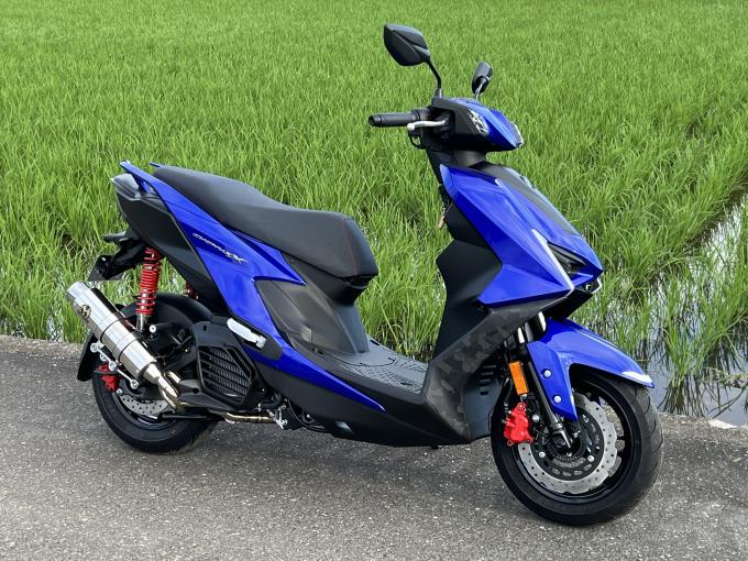 YAMAHA CYGNUS X 気持ちイー！性能を目指して　PURE SPORTマフラー開発開始　SP忠男