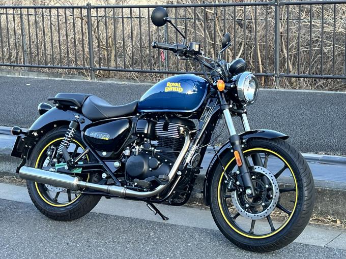 2022~METEOR350 メテオ350 を インドじゃなくて 日本でももっと気持ちイー! もっと楽しい走りに POWERBOXサイレンサー 開発開始!