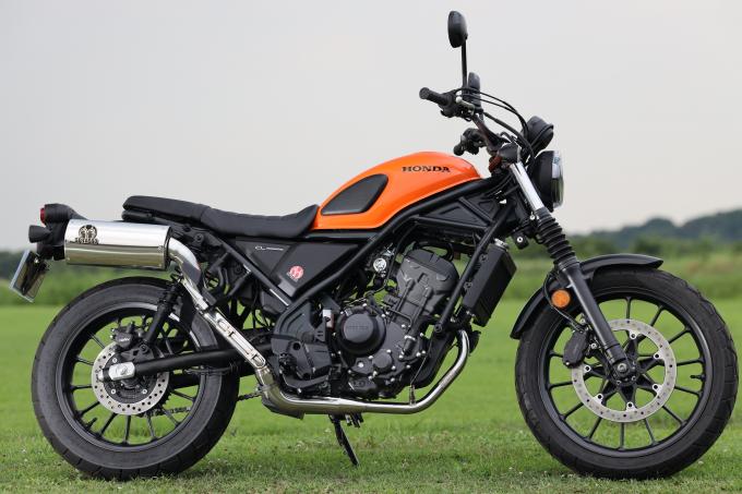 HONDA  CL250 にまるで300ccクラスに排気量を大きくしたような走りが気持ちイー! POWRBOXサイレンサー新登場!