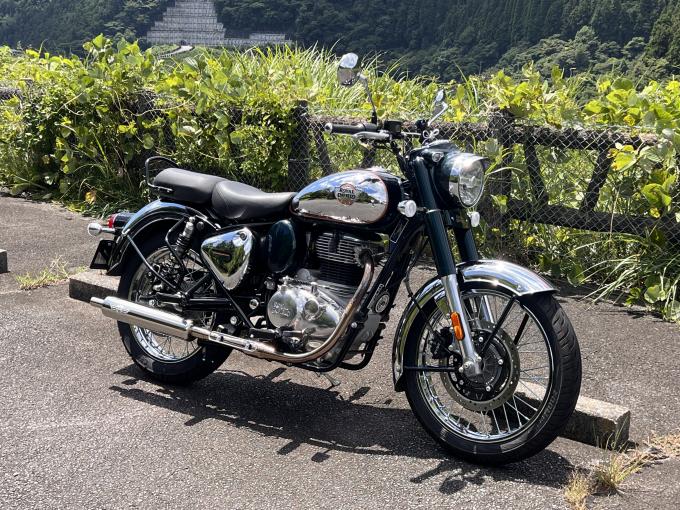 Royal Enfield 新型Classic350が我が社にやってきた すっごくいい すっごく可愛い!日本の道も思いっきり気持ちよく走れる様に  最高のマフラーを開発します
